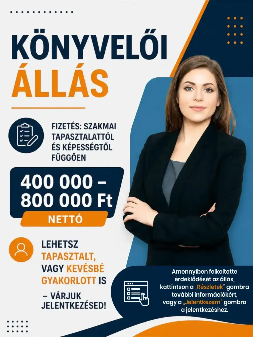 Könyvelői állás az Orange House Kft.-nél